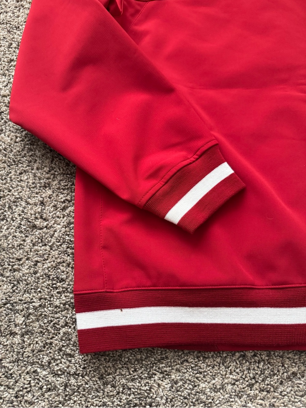 Men’s Adidas Wisconsin Varsity Jacket - Picture 9 of 11